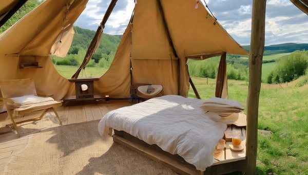 Vivre le glamping en auvergne : confort, luxe et écologie