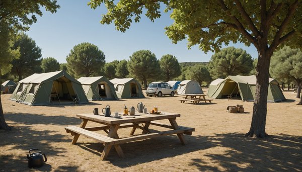 Emplacement de camping dans l herault liberte et grands espaces