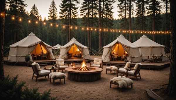Camping luxe nouvelle facon vivre vacances